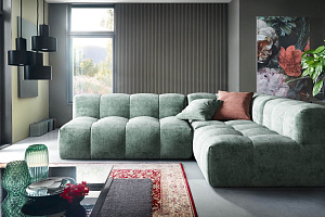 Диван Квадро без ножек от Gliver, бескаркасный диван любого цвета и размера, на заказ, с доставкой по РФ